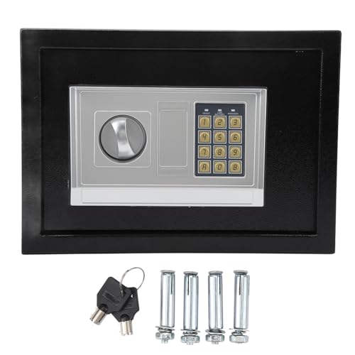 Home -Sicherheitsschrank, Digital Safe Box Alarm Function Batterie Betrieben für die Aufbewahrung von Schmuckrechnungen Karten