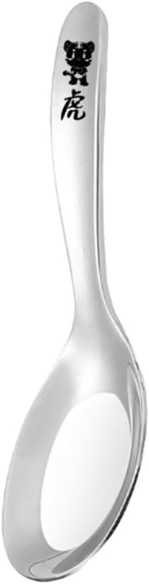 2PC- stainless steel polished 's spoon household fresh and exquisite personality -316 's spoon-rabbit