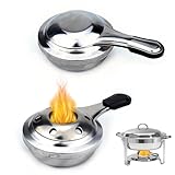 Facile à Utiliser: Ce mini réchaud à alcool brûleur est doté d'un bouchon rotatif riveté pour un contrôle précis de la flamme. Vous pouvez ajuster la taille de la flamme en le déplaçant de gauche à droite fondue à alcool en acier inoxydable. Après utilisation, il suffit de recouvrir le réchaud avec le bouchon en acier inoxydable pour éteindre immédiatement la flamme. Toutes les pièces sont démontables et lavables, et le montage est facile et ne nécessite aucun outil.