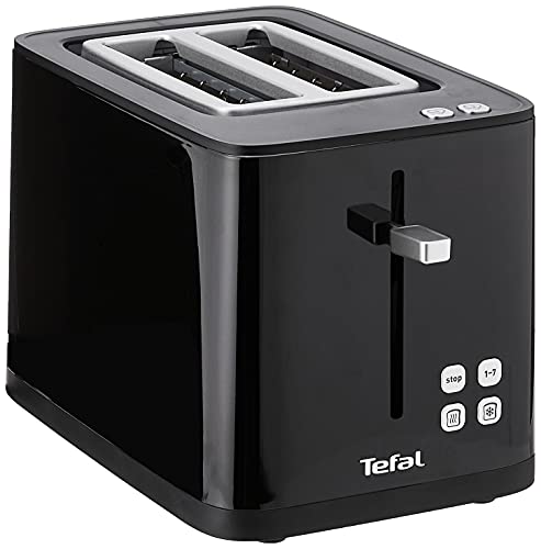 Tefal Smart 'N' Light 2 Slice Digital Toaster TT640840, Black