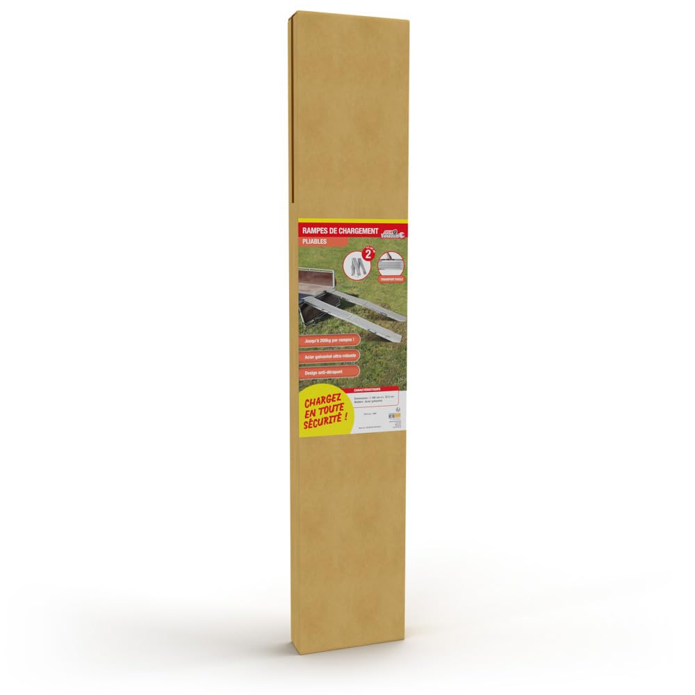 Rampe de chargement pliable en acier - Par 2