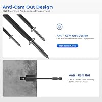 Steinwhale Impact Rated Screwdriver Bit Set, 3" & 4" Extended Long Magnetic Power Bits, Premium S2 Steel, Shock-Absorbing Design, 1/4" Hex Shank for Power Drill & Impact Driver (4 Inch Torx Security) – Ansicht 3