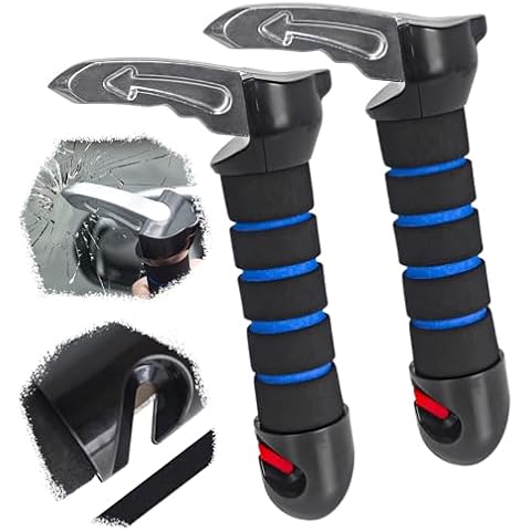 EVEME 2 Pack Car Door Handle for Elderly Car Handle Assist,Handle for Car Door for Elderly,Car Handle for Elderly,Support Handle Multifunction Handle Car Door Latch Handle (2 Packs-Blue) Cover