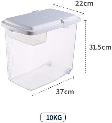 Coarse grain storage barrel kitchen rice cylinder cover type household thickening size capacity
