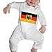 Produktbild Baby Jungen & Mädchen Body Deutschland Flagge Overall Onesies Langarm