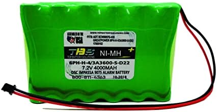 DSC 6PH-H-4/3A3600-S-D22, IMPASSA 905722 Replacement Battery for Security Alarm Panel