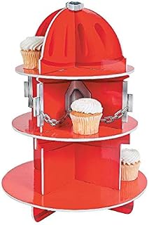 FIRE HYDRANT CUPCAKE HOLDER - Party Supplies - 1 Piece