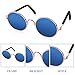 Molain Katze Sonnenbrille-Pet Welpen UV Schutz Sonnenbrille, kleine Hund Cosplay Foto Props Nette Sonnenbrille (4Pcs-Runde Sonnenbrille)