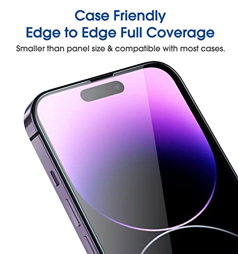 amFilm OneTouch for iPhone 14 Pro Screen Protector 6.1'' Tempered Glass by amFilm - Used condition - Image 4