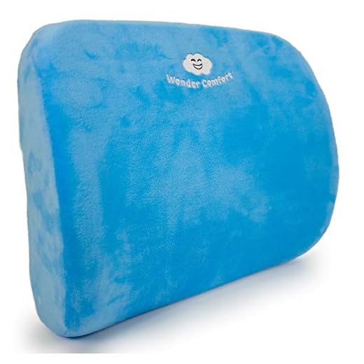 Wonder Comfort Lumbar Support for Office Chair Large Size - Perfect For Recliner As A Back Pillow & Lower Back Pain Relief - Memory Foam Cushion for Back Support. Backrest for Computer Chair, Car Seat