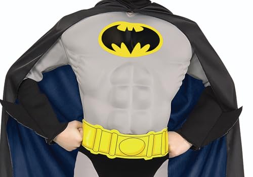 Disfraz infantil Batman con pecho musculoso Deluxe miniatura 2