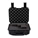 DAOE WT210 Crushproof Hard Pistol Gun Case with Pluckable Foam, 13'',TSA Approved