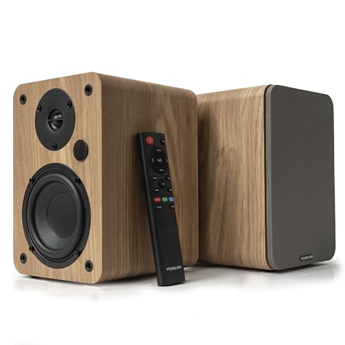 VULKKANO A4 Aktivlautsprecher mit 4' Woofer, Bluetooth 5.0, Optische, RCA, Coaxiale, USB,...