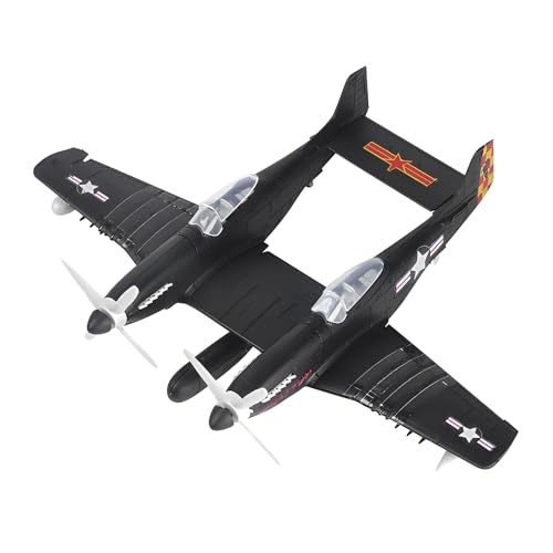 YOUNEEDFUL 2025 New F-82 Twin Mustang Fighter Jet Model Kit - WWII Classic Fighter 1:48 Aircraft Model Parts for Military Enthusiasts and Fans (Black)