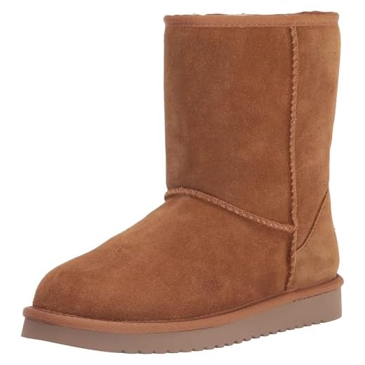 Koolaburra by UGG Women's Koola Short Fashion Boot, Chestnut, 8 US