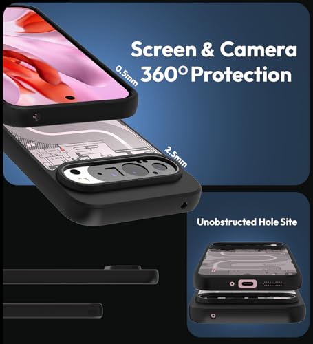 Image of KAPAVER Back Cover Case Compatible for Google Pixel 9 /9 Pro (PC+TPU) (Cyber-i Black)