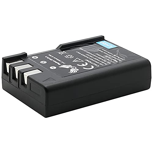 Batería para Nikon EN-EL9 repuesto de 1100 mAh compatible con DSLR D60 D3000 D5000 pack x2 3