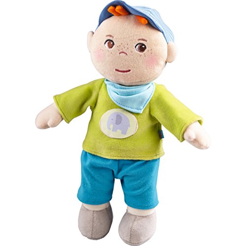 Haba Snug Up Jonas - 11.5" Soft Boy Baby Doll With Embroidered Face - Machine Washable For Babies 6 Months + #TOP26