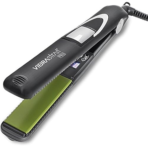 Vibrastrait Pro Vibrating Ceramic Tourmaline Ionic Flat Iron, 1-inch
