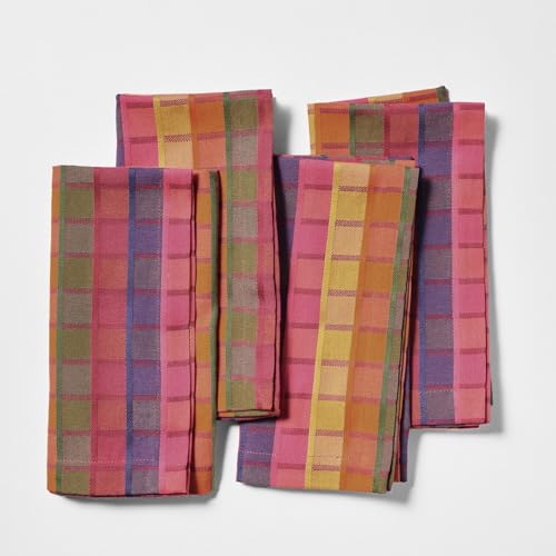 Servilletas de Tela Plaid Modernas, Set de 4 miniatura 1