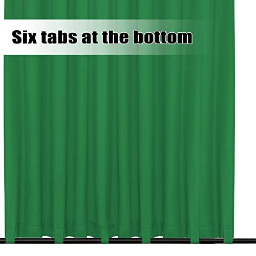 Image of Easy-Going Outdoor Curtains for Patio 1 Panel, 150x84 inch, Green | Waterproof, Windproof, Weatherproof Privacy Outdoor Curtains for Cabanas Porches and Pergolas, Grommet Top and Tab Bottom