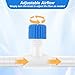 Aquarium Air Valve, 10 Pcs Aquarium Air Pump Control Valves T Shaped Single Way Plastic Air Flow Control Regulator Aquarium Air Pump Accessories for Fish Tank 3/16