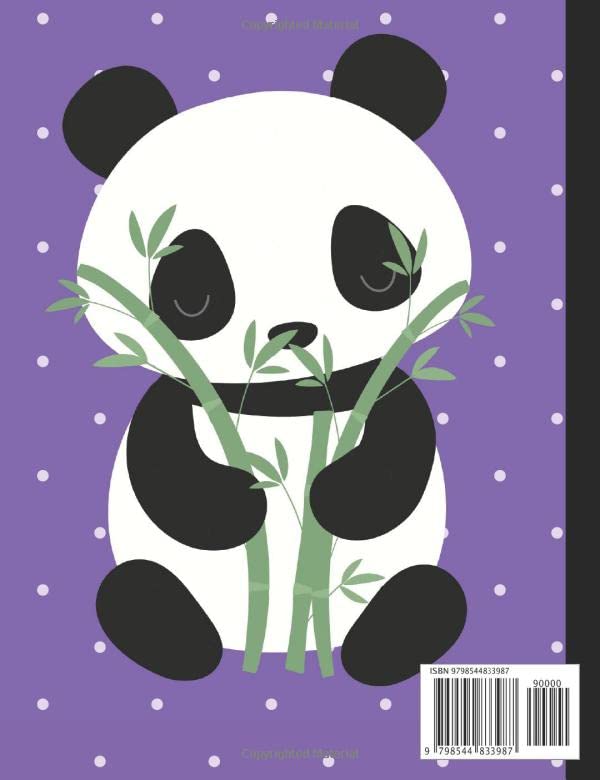 Composition Notebook: Cute Panda College Ruled Paper Notebook | Notebook for Kids Teens Students Adults for School College Home image 3