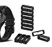Produktbild TenCloud Ersatz-Uhrenarmband-Verschluss, Schlaufen-Befestigungsringe, Silikon, Sicherheitsschlaufe, Zubehör, Armbandhalter, für 14mm, 16mm, 18mm, 20mm, 22mm, 24mm, 26mm, 28mm Uhrenarmband (22 mm)