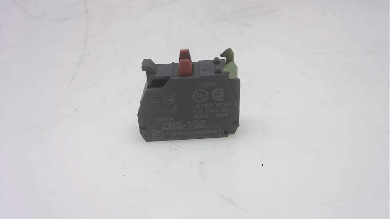 Telemecanique Zbe-102 - Pack of 3 - Contact Block 1 N.C. 10A 240V Zbe-102 - Pack of 3 -