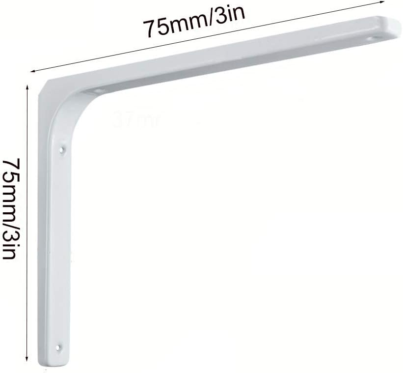 Shelf Bracket,Wall Support Corner Shelves Board Wall Hanging - 90 Degree Angle Scaffold Board Shelf Brackets - 2 Pieces L Shape Book Shelf Bracket, Multifunction