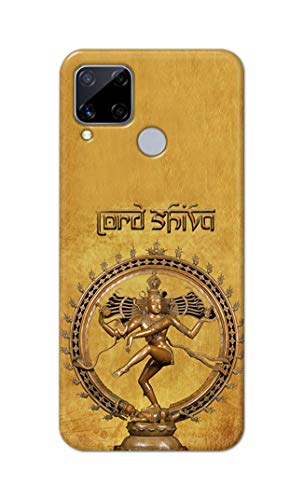 Image of PRINTFIDAA Lord Shiva As Nataraj Printed Designer Hard Case for Realme C15 / Realme C12 / Realme Narzo 20 / Realme Narzo 30A (2021) Back Cover -(e) RPM1004