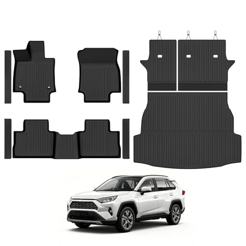 All Weather Floor Mats for 2019-2025 Toyota RAV4 Hybrid/Gas