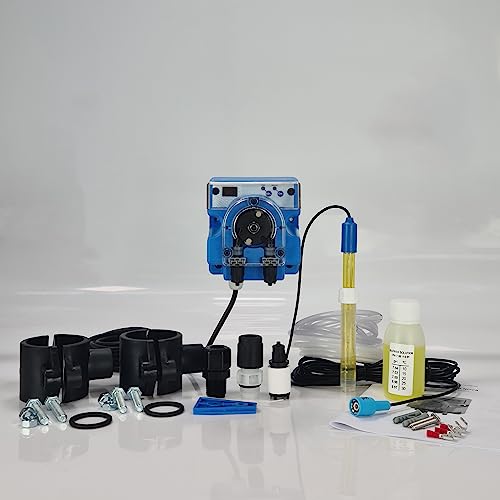 Miniatura 2 de Regulador Automático De Ph Para Piscinas Bomba Peristáltica Con Lectura Y Regulación Del Nivel De Ph. Con Sonda De Lectura Y Kit De Instalación. Azul