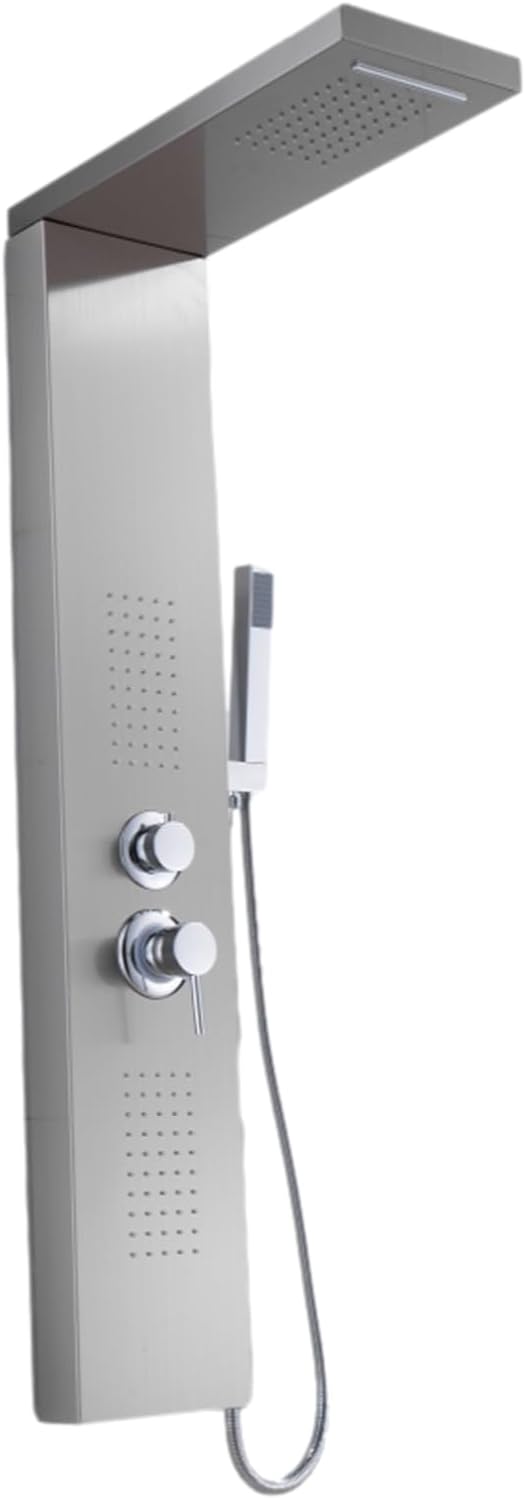 Sistema Torre de Ducha ADPT con 4 Funciones y Acero Inoxidable miniatura 1