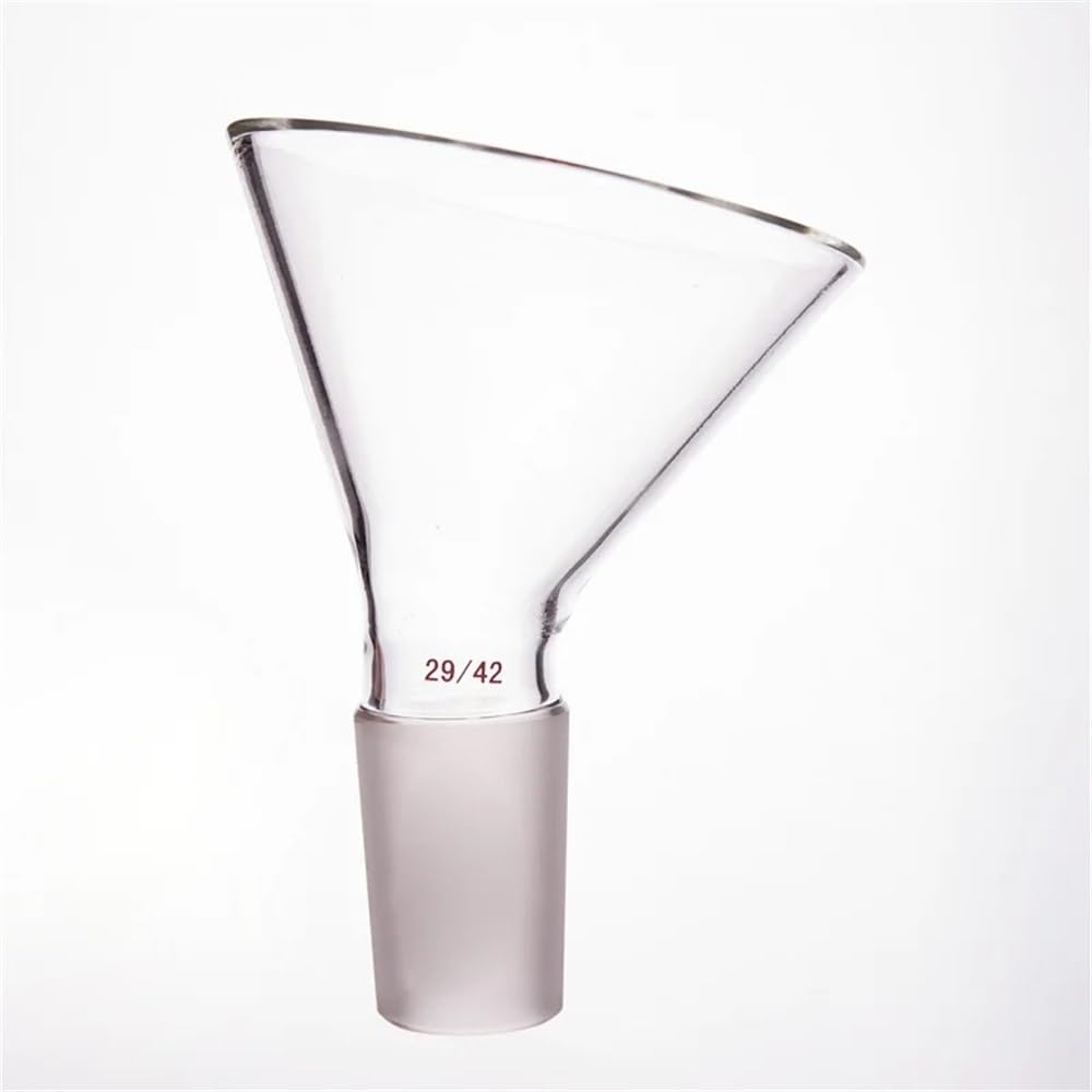 Cristalería de Laboratorio Embudo triangular de 60° Φ75mm Φ90mm Φ100mm Unión 24/40 29/42 Vidrio de borosilicato F39(90mm-F394100)