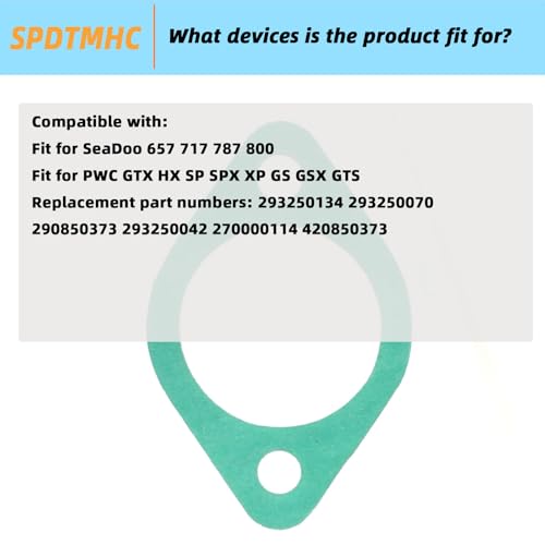 Carburetor Base Gasket Fit for SeaDoo 787 800 293250134 Replacement Parts 293250070 290850373 293250042 270000114 420850373 - Thumbnail 5