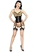 PLAYGIRL LABEL Strong Steel Boned Waist Reducing Trainer Underbust Shaper Corset 26” Black