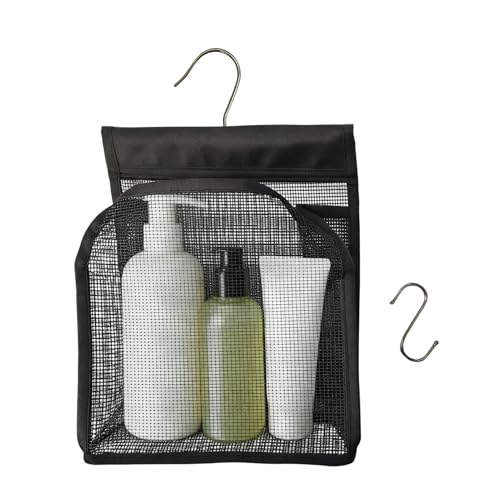 Travel Toiletry Bag - Shower Bags For Women | Space-Saving Organizer | Portable Bathroom Travel Bag | Waterproof Storage Basket 