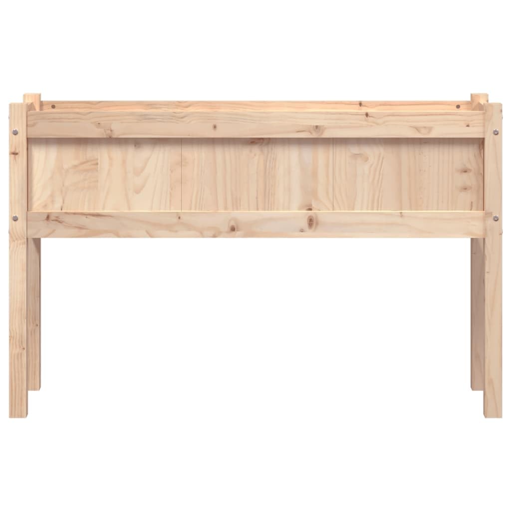 Fioriere da Giardino 2 pz in Legno Massello di Pino con Gambe | Set di 2 fioriere rialzate per orto e fiori, ideali per decorare balcone, terrazzo o patio con piante rampicanti.