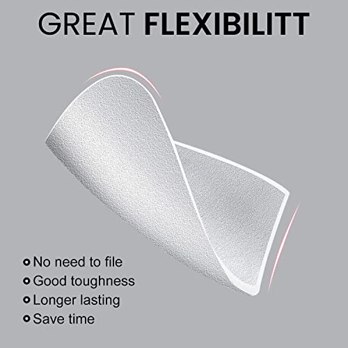 Chameleon Extra Short Square Nail Tips 600Pcs No-File Full Cover Matte Soft Gel Nail Tips,Fake Nails Natural Acrylic Nails, Full Cover False Nails With Box For Nail Extensions, 15 Sizes #TOP2