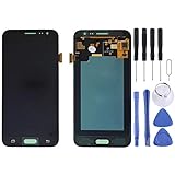 3M adhesivo fuerte ENLACE JIALIZ Accesorios Móvil Pantalla LCD asamblea del reemplazo del LCD Display + Touch Panel for Galaxy J3 (2016) / J320 y J3 / J310 / J3109, J320FN, J320F, J320G, J320M, J320A, J320V, J320P (Negro)