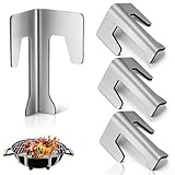 Medrialife Lot de 4 entretoises universelles pour Barbecue en Acier...