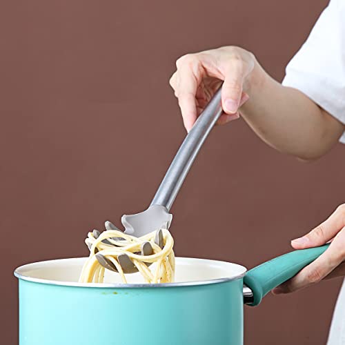 Berglander Spaghetti Spoon Non-Stick Silicone Pasta Server, Spaghetti Server For Cooking, Pasta Fork, Noddle Fork, Dishwasher Safe, Easy To Clean #TOP6