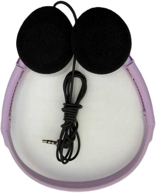Purple Cartoon Wired Beerus Headphones for Kids, 3.5mm On-Ear Headphones with 30mm Drivers, Lightweight ABS Build, IPX-4 Splash Resistant, Plug & Play for School, Travel & Gifts image 5