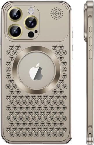Mag Safe�Ή� �P�[�X�݊���for iPhone 16 Pro Max/16Pro/16 �P�[�X �����g�ѓd�b�P�[�X���y�ʃ��^���X���[�N�~�j�}���X�g����f�U�C���A���}�e���s�[�P�[�X�A�t���J�����v���e�N�V�����t���������b�V�� �ʋC���P�[�X (iphon