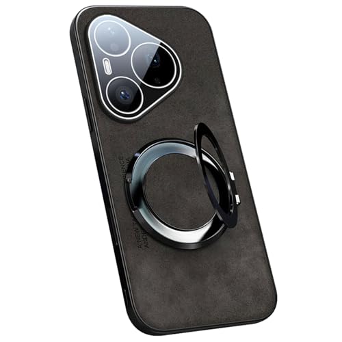 For Huawei Pura 90 / 90 Pro / 90 Pro Max �p ���@�\�P�[�X ? �����O�z���_�[�t�� ���B���e�[�W���}�b�g���U�[�P�[�X�i�X�����݌v�E�����Y�ی�E�����h�~�J�o�[�j,90pro max,Black