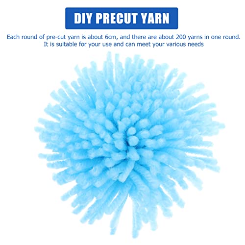 Image of 30 Rolls Latch Hook Yarn Pre-Cut Rug Yarn Colorful Latch Hook Projects Threads for Pillowcases Blankets Tapestry Mixed Colors