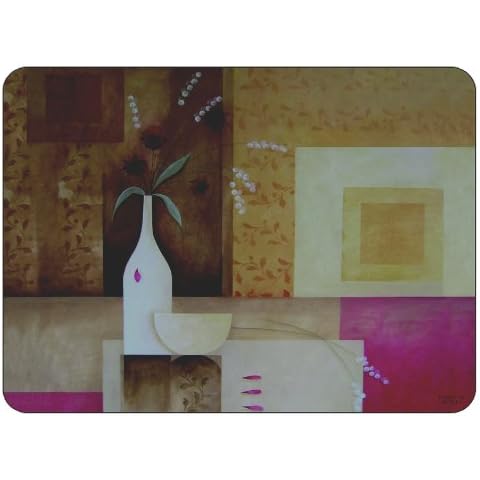 Plymouth Pottery - Vin Blanc Placemats - Set of 6 Cover