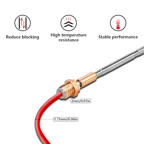 Hotend Kit for Prusa I3 MK4/XL, Hot End Kit Assembly Bimetal Heat Break 24V 40W Heating Cartridge Thermistor Hardened Steel Nozzle Extruder Kit for MK4, MK4 XL - Thumbnail 5