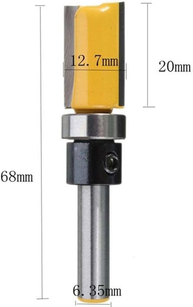 2x1/4'' Shank Top Bearing Flush Trim Router Bit Woodworking Milling Cutter|Home & Garden | Tools | Power Tools | Router Bits|(2 Pack) 1 Piece Flush Trim Cutter